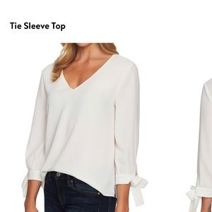 Cece white blouse